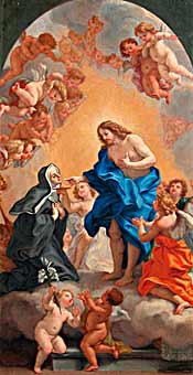 Prière de Sainte Gertrude pour délivrer 1000 âmes du purgatoire Sainte-gertrude-de-helfta-e280a01302-peinture